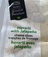 Cantidad de azúcar en Havarti with jalapeño