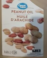 İçindeki şeker miktarı Huile d'arachide