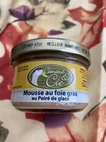 入っている砂糖の量 Mousse au foie gras au Poiré de glace