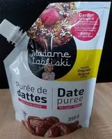 Sucre et nutriments contenus dans Madame labriski