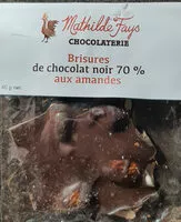 Sucre et nutriments contenus dans Mathilde fays chocolaterie