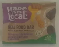 Jumlah gula yang masuk Peanut Butter Brownie Real Food Bar