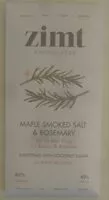 入っている砂糖の量 80% Cacao Maple Smoked Salt & Rosemary Dark Chocolate Bar Sweetened with Coconut Sugar