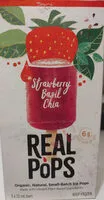 Jumlah gula yang masuk Real Pops Ice Pops - Strawberry, Basil, Chia