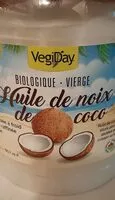 Sucre et nutriments contenus dans Vegiday