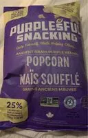 Zucker und Nährstoffe drin Purplesful snacking