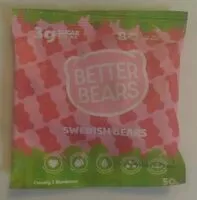 Sokerin määrä sisällä Swedish Bears