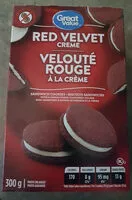 Biscuits veloute rouge a la creme