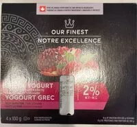Jumlah gula yang masuk Greek Yogurt Raspberry Pomegranate