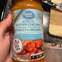 入っている砂糖の量 Light butter chicken sauce