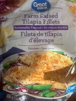 Zuckermenge drin Filet de tilapia