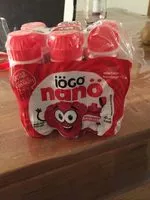 Suhkru kogus sees Yogourt à Boire Nano 1.5% Framboise
