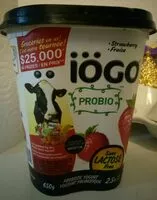 含糖量 Yogourt Iogo Probiotique 2.5% Sans Lactose (fraises)