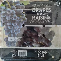 含糖量 Black seedless grapes