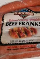 Suhkru kogus sees Beef franks