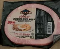Suhkru kogus sees Classic uncured ham steak