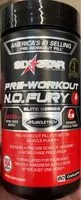 入っている砂糖の量 Pre workout n o fury