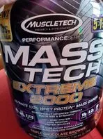 入っている砂糖の量 Mass tech extreme 2000