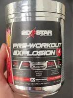 入っている砂糖の量 Pre-Workout Explosion