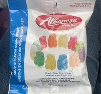 入っている砂糖の量 Sour gummy bears