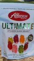 入っている砂糖の量 Ultimate 8 flavor gummi bears