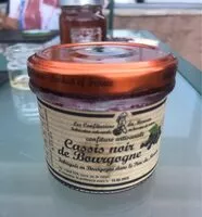 İçindeki şeker miktarı Cassis noire de bourgogne