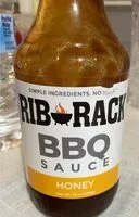 Cantidad de azúcar en Rib rack BBQ sauce