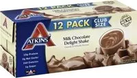 入っている砂糖の量 Milk Chocolate Delight Shake