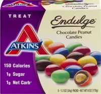 入っている砂糖の量 Endulge chocolate peanut candies