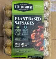 İçindeki şeker miktarı Field roast Plant-based sausages
