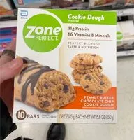 İçindeki şeker miktarı Zone Perfect peanut butter chocolate chip cookie dough