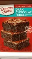 Suhkru kogus sees Dark Chocolate Fudge Brownie Mix