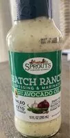 Quantité de sucre dans Hatch Ranch dressing and marinade
