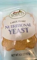 Suhkru kogus sees Nutritional yeast