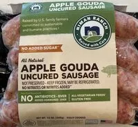 Jumlah gula yang masuk Apple Gouda Uncured Sausage