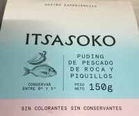 Cantidad de azúcar en Puding de pescado de roca y piquillos