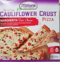 Jumlah gula yang masuk Cauliflower Crust Margherita Four Cheese Pizza