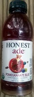 中的糖分和营养成分 Honest ade