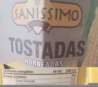 Jumlah gula yang masuk Tostadas Horneadas