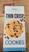 Zuckermenge drin Chocolate chip and crisps cookies
