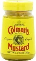 Cantidad de azúcar en Colmans original english mustard