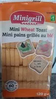 Sokerin määrä sisällä Mini Wheat Toasts