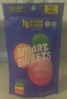 Suhkru kogus sees Jolly Gems