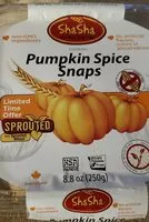 Количество сахара в Pumpkin Spice Snaps
