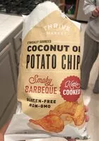 Suhkru kogus sees Smoky Barbeque Coconut oil potato chips