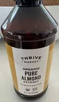 Suhkru kogus sees Organic Pure Almond Extract