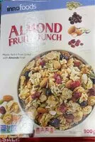 Zuckermenge drin Almond fruit crunch