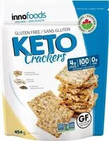 Zuckermenge drin Keto Crackers