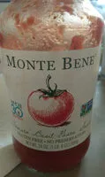 Sugar and nutrients in Monte bene