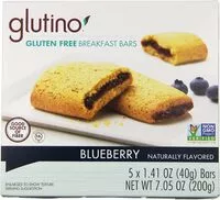 Jumlah gula yang masuk Gluten free breakfast bars